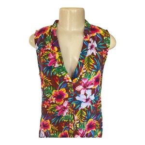 Uncle Frank tropical floral dress size S